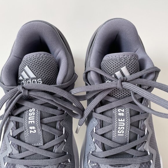 Adidas D.O.N. Issue #2 Steel Grey Size 7.5 - Picture 14 of 15